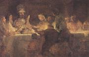 REMBRANDT Harmenszoon van Rijn The oath of the Batavians under Claudius civilis (mk33) oil on canvas